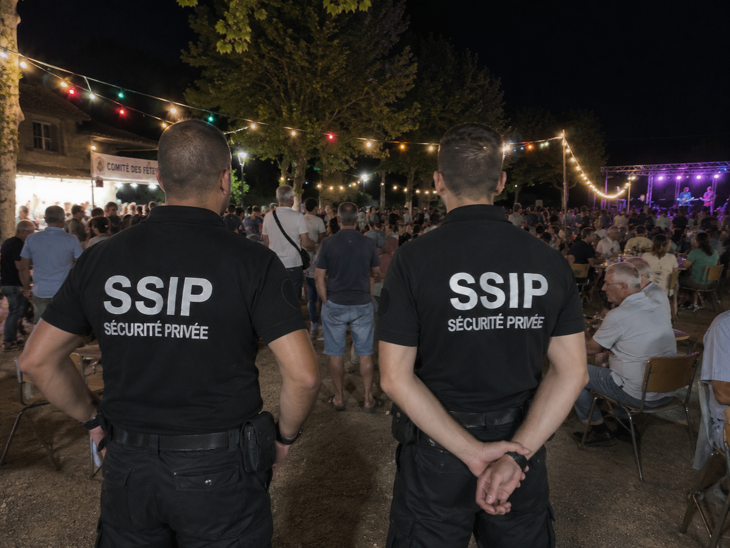 Agent de sécurité lors d'un événement en Charente-Maritime